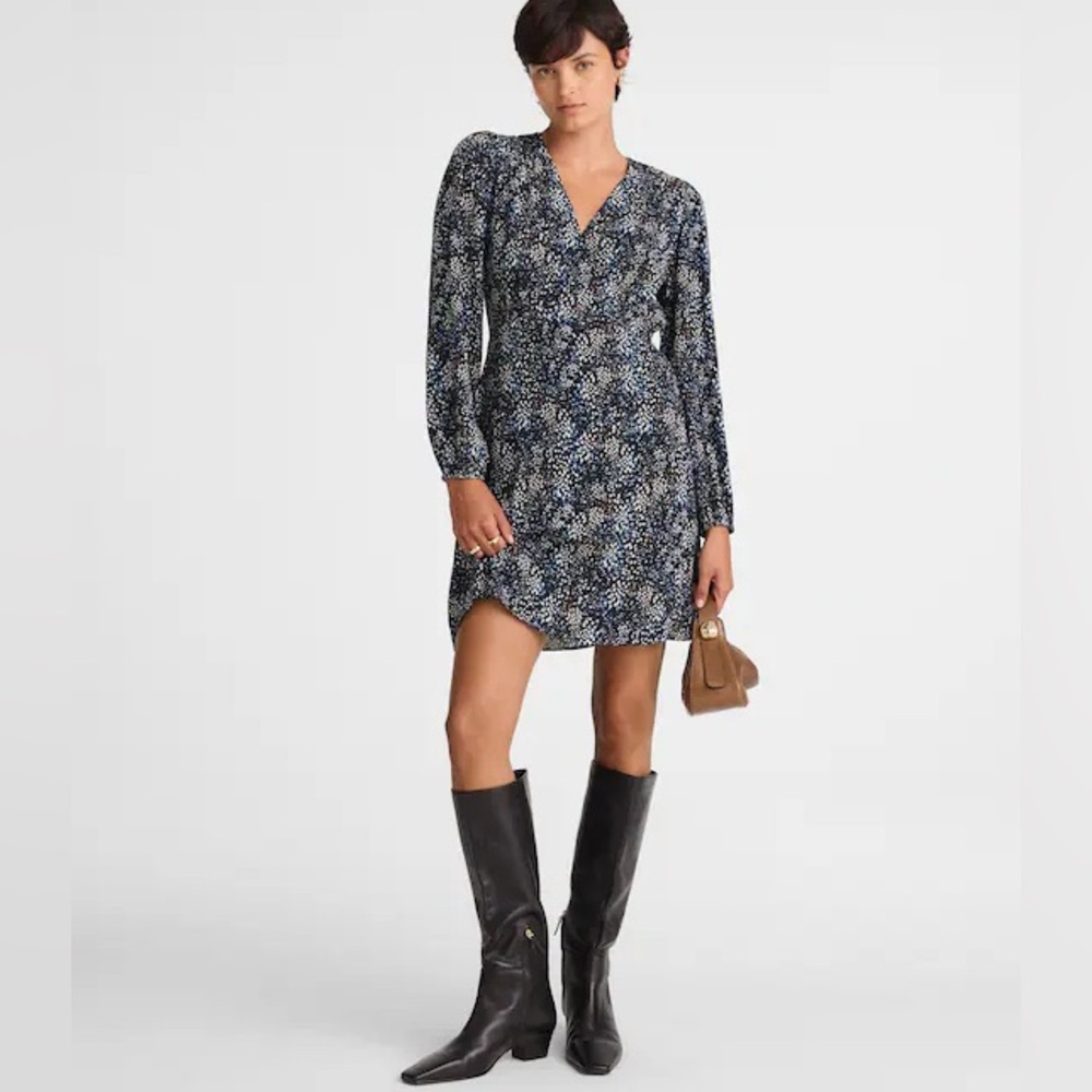 Madewell • NWOT • Faux-Wrap Dress in Floral